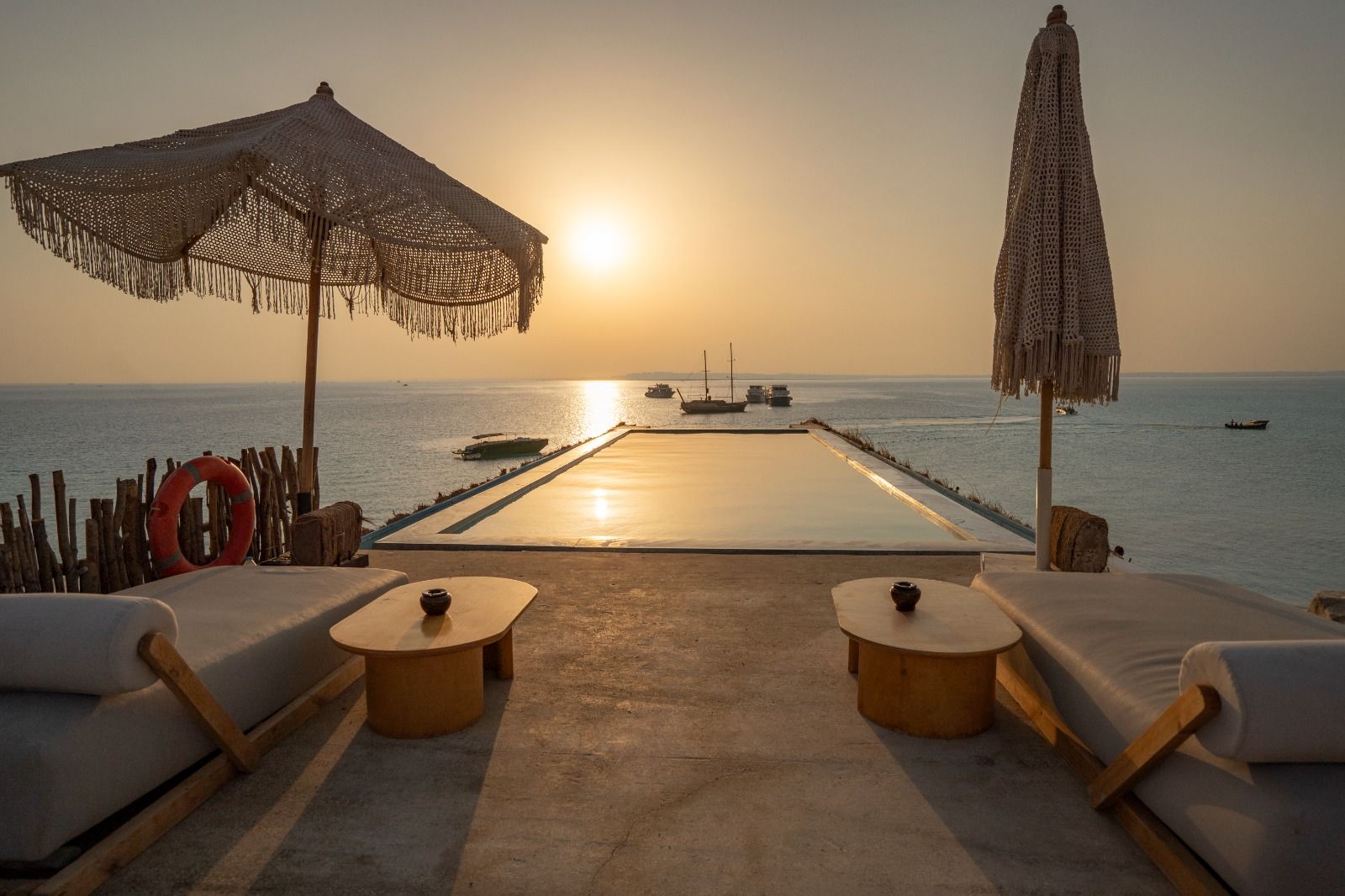 Sunset over the Red Sea from Ozirea
